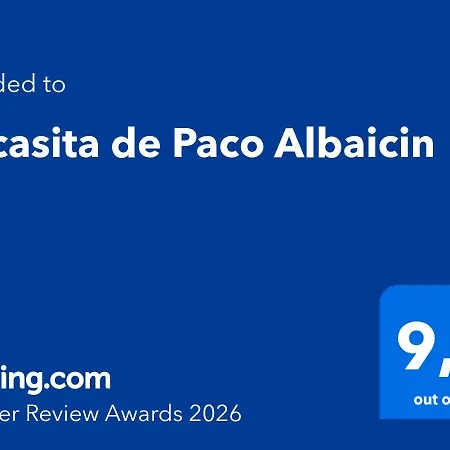 La Casita De Paco Albaicin Appartamento *